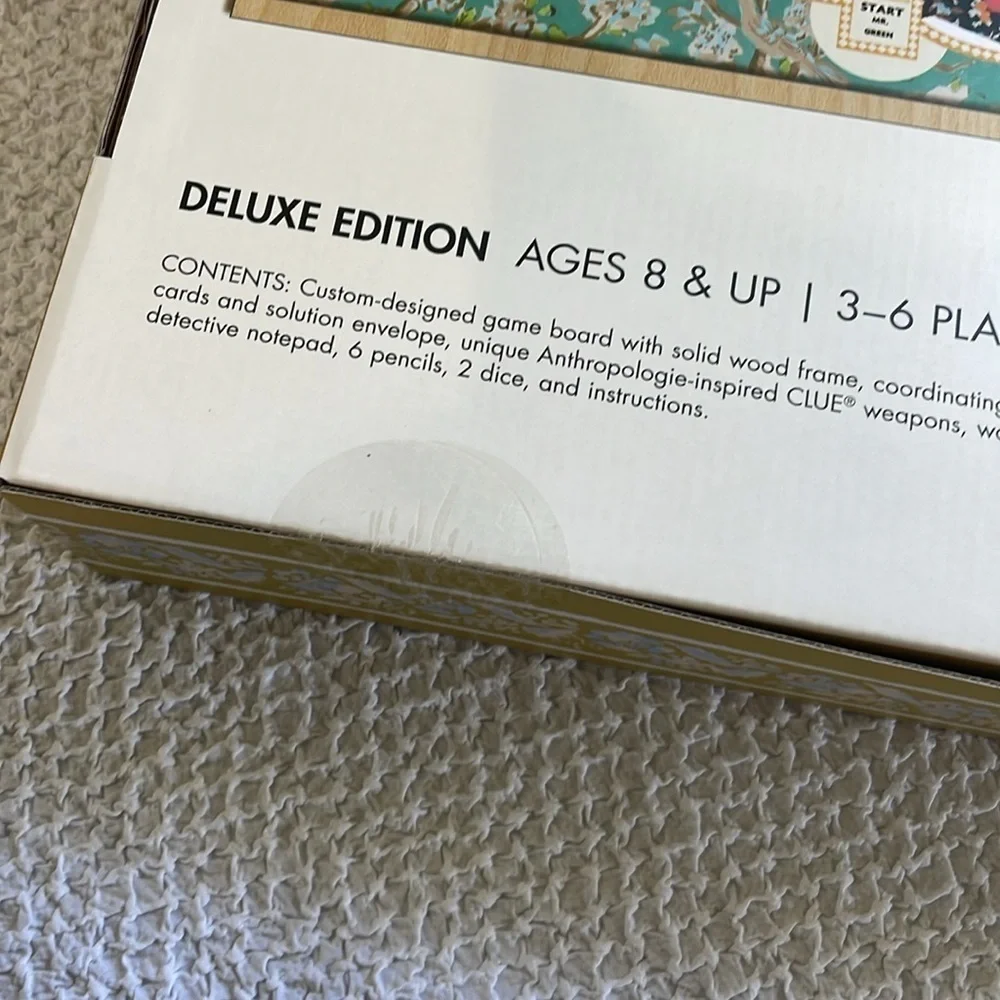 Anthropologie x Clue Deluxe Edition Board Game NIB - Picture 7 of 9